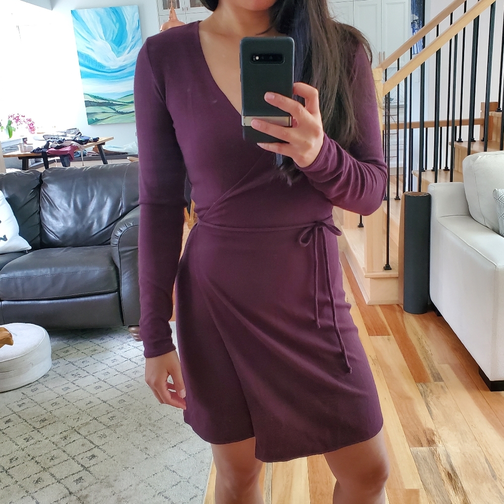 Aritzia Wilfred Wrap Dress, size Medium